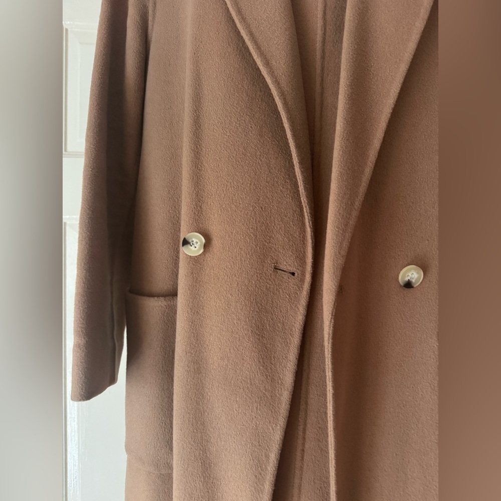Zara Double-Breasted Wool Coat - Picture 4 of 8